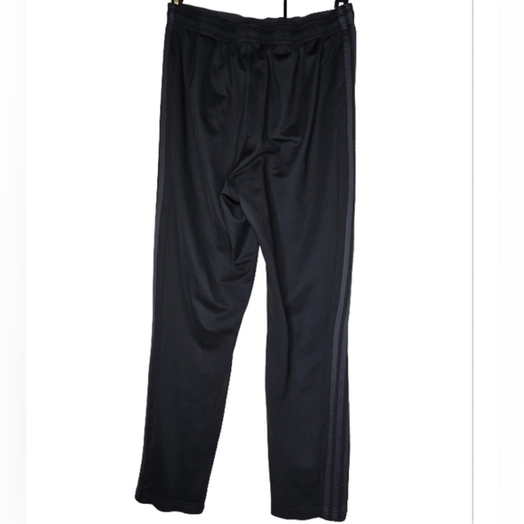 Men's Slim Fit Addidas Black on Black Joggers Pants Size XL EUC - Picture 3 of 4
